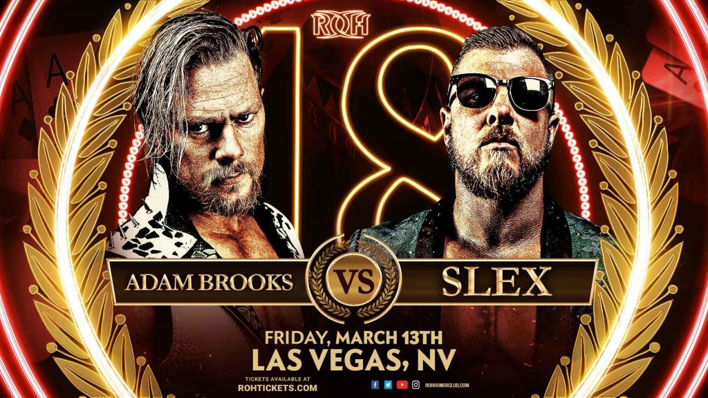 Adam Brooks luchará con Slex en el 18º aniversario de ROH