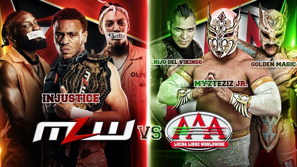 El campeonato de tríos de AAA se defenderá en el show con MLW