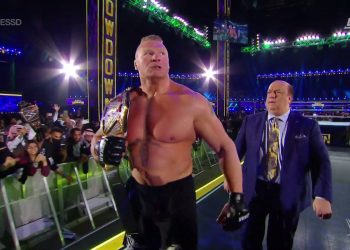 Brock Lesnar derrota a Ricochet en WWE Super ShowDown