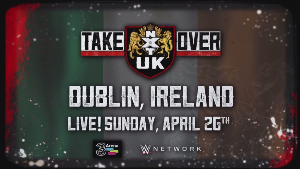 Confirmado NXT UK TakeOver Dublin para abril