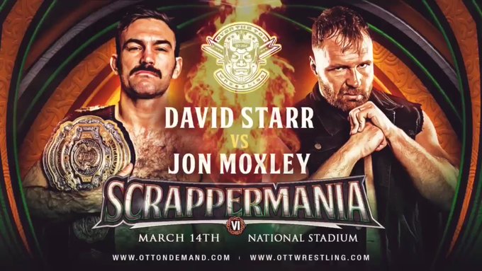 Jon Moxley y David Starr se enfrentarán en OTT Scrappermania 6