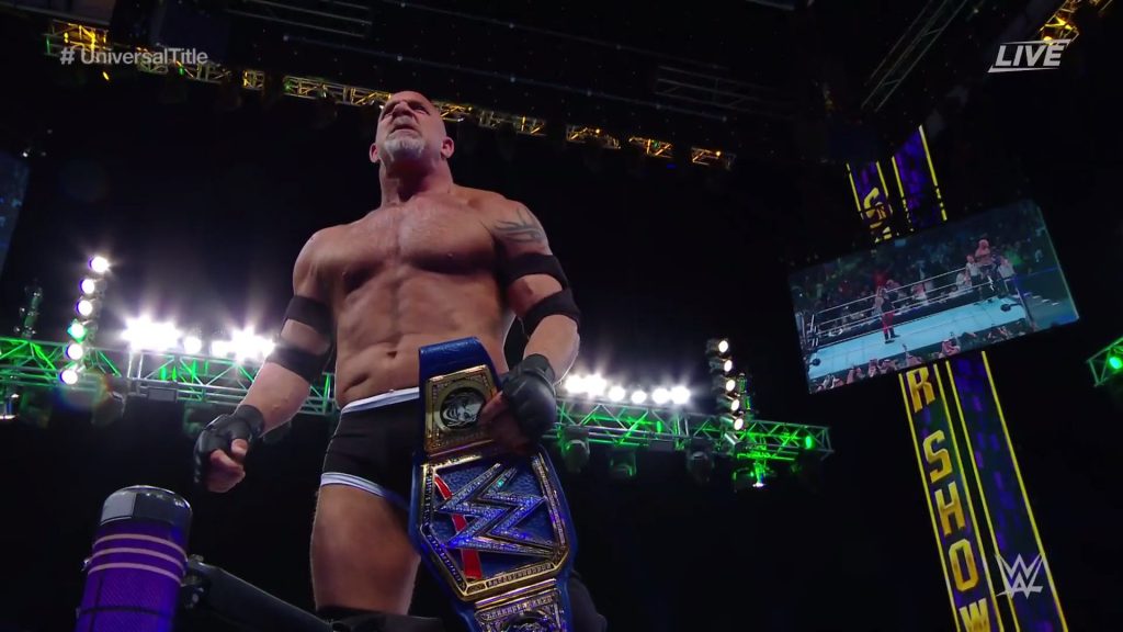 Goldberg gana el Campeonato Universal en WWE Super ShowDown