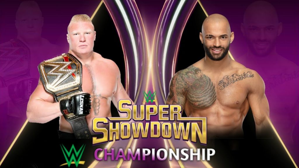 Apuestas WWE Super ShowDown: Brock Lesnar vs. Ricochet