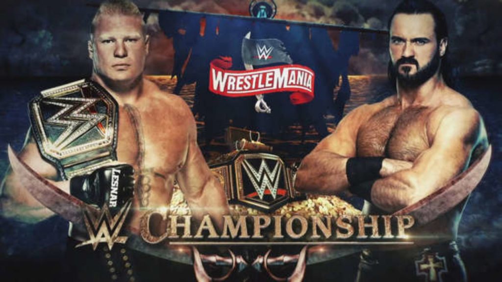 Apuestas WrestleMania 36: Drew McIntyre vs. Brock Lesnar Brock Lesnar podría perderse WrestleMania 36