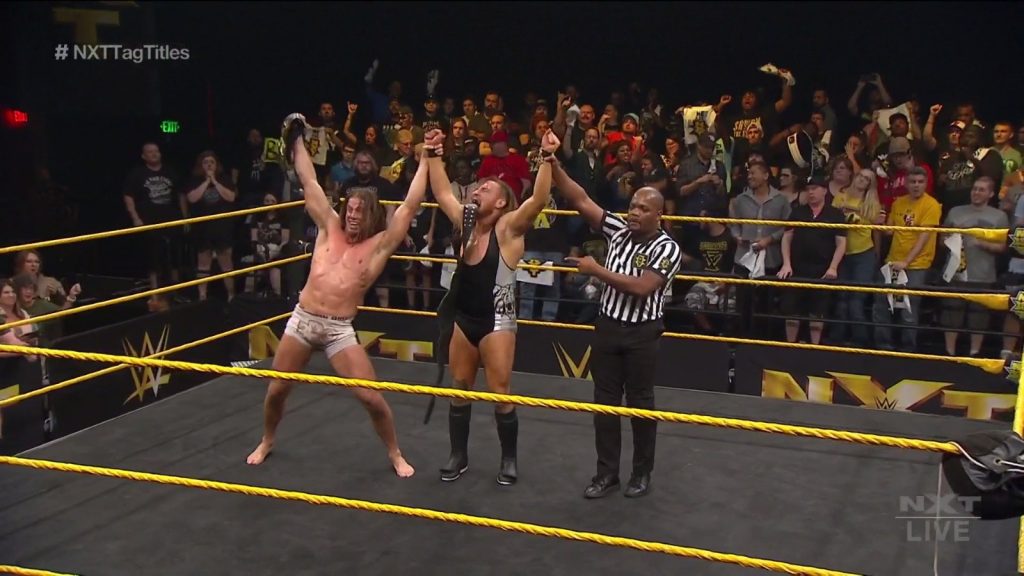 Broserweights derrotan a Kyle y Fish y retienen los Campeonatos por Parejas en NXT