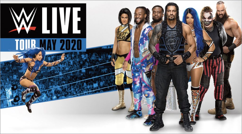 WWE empieza a suspender fechas de su gira en mayo