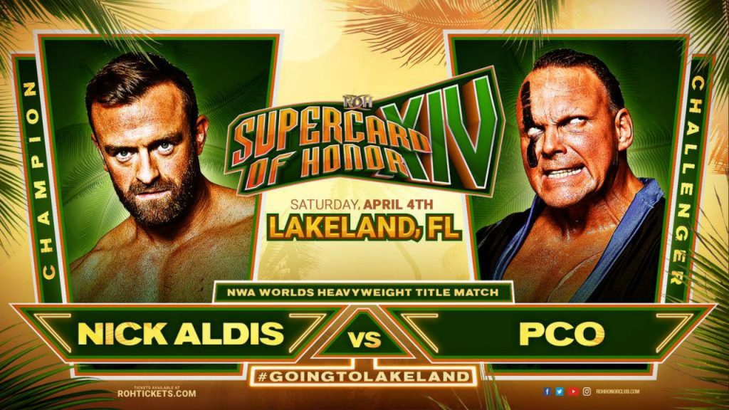 Nick Aldis vs. PCO por el Campeonato de NWA en Supercard of Honor