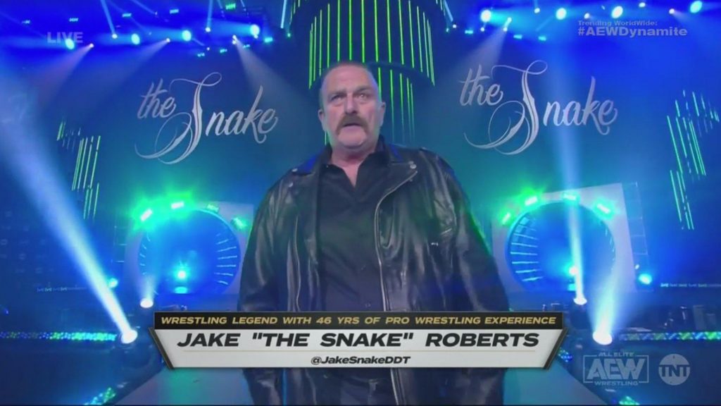 Jake Roberts hizo su aparición en AEW Dynamite