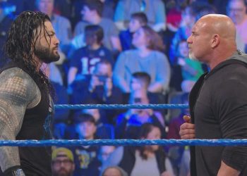 Goldberg Roman Reigns WrestleMania 36
