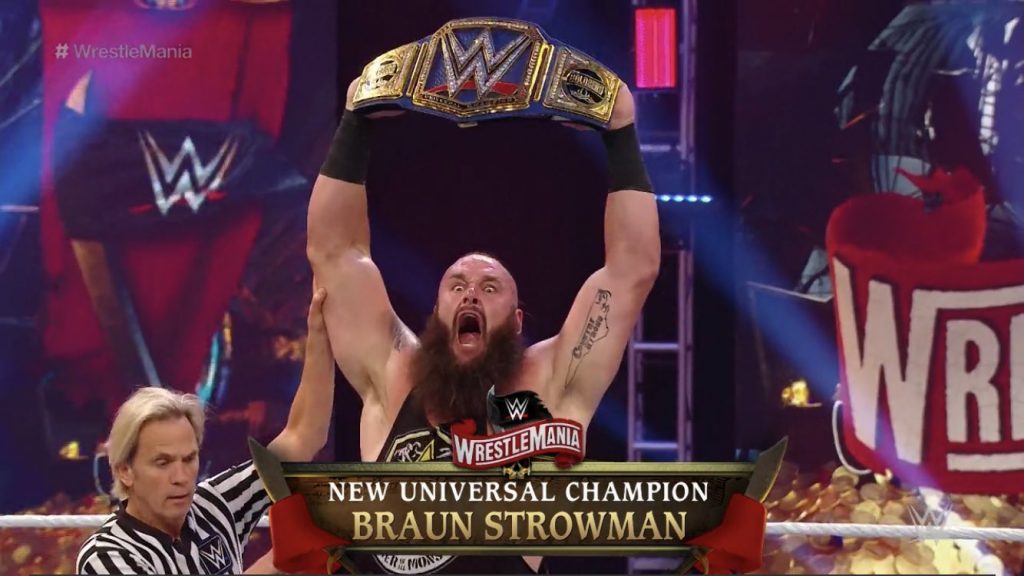 Braun Strowman Campeón universal WWE WrestleMania 36