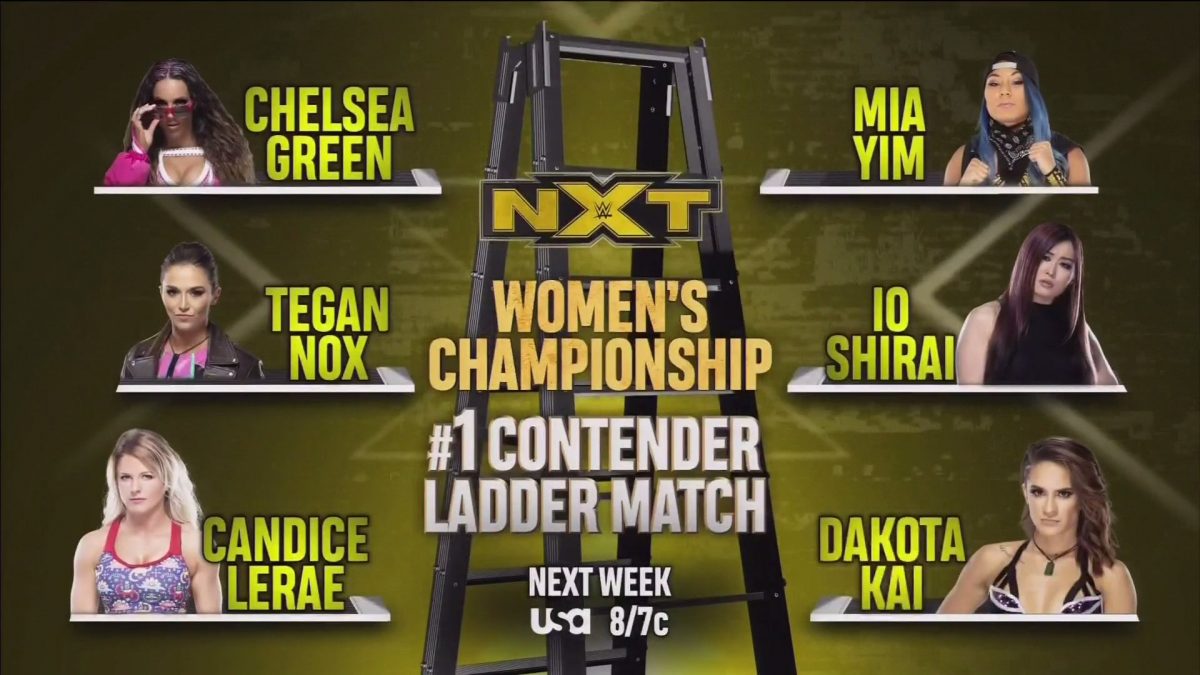 Se conocen todas las participantes para el Ladder Match femenino en NXT