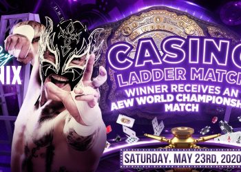 Rey Fenix Casino ladder match