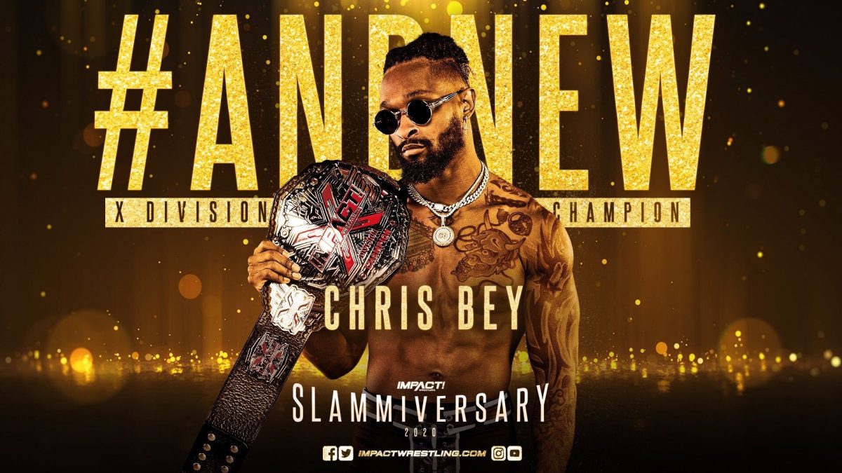 Chris Bey nuevo Campeón X-Division en Slammiversary 2020