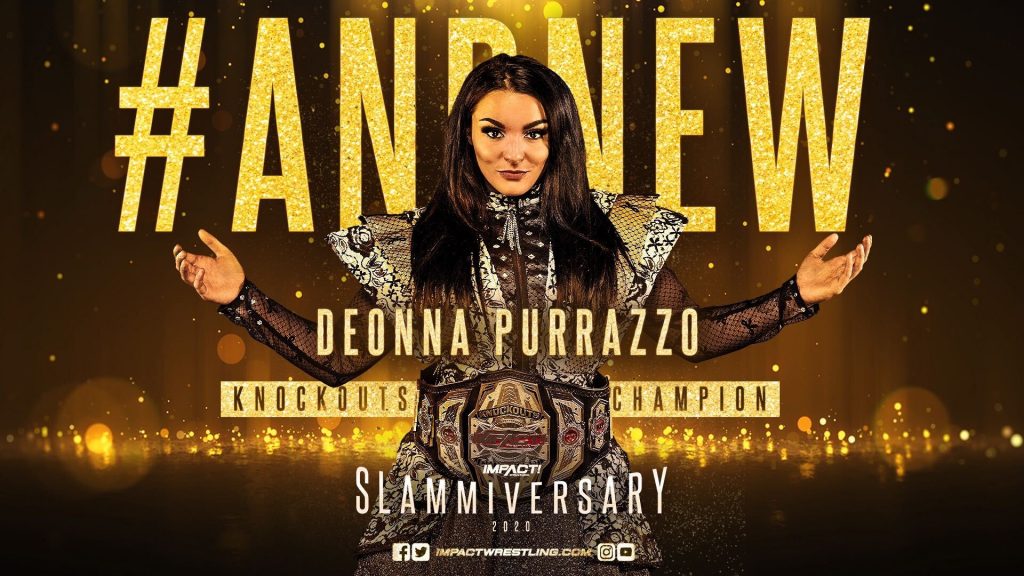 Deonna Purrazzo nueva Campeona Knockouts en Slammiversary