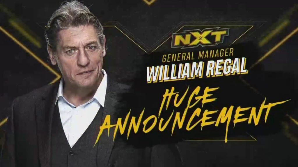 WWE NXT: William Regal hará un importante anuncio