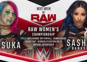 Asuka y Sasha Banks lucharán de nuevo por el Campeonato Femenino de RAW