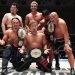 Tomohiro Ishii, Hirooki Goto y YOSHI-HASHI, nuevos Campeones NEVER de tríos Tomohiro Ishii Hirooki Goto YOSHI-HASHI NEVER