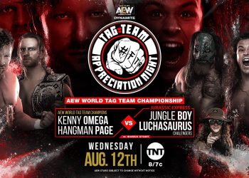 Kenny Omega & Hangman Page retienen los Campeonatos por Parejas de AEW contra Jurassic Express