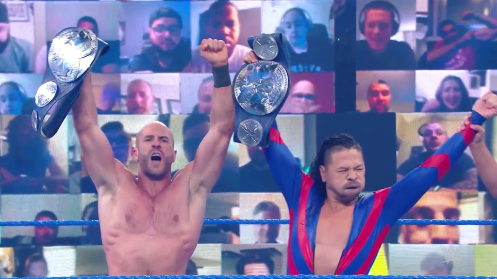 Cesaro & Nakamura retienen los Campeonatos por Parejas en SmackDown