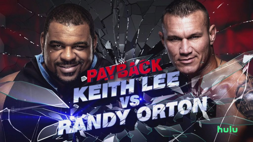 Keith Lee se enfrentará a Randy Orton en Payback 2020