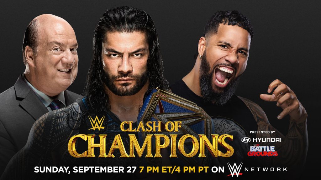 Roman Reigns defenderá el Campeonato Universal contra Jey Uso en Clash of Champions 2020