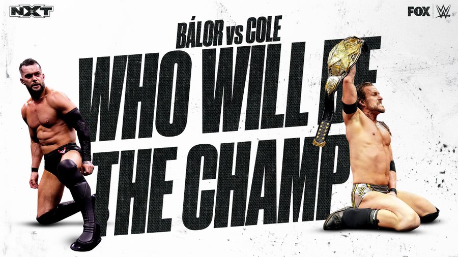 Adam Cole y Finn Balor lucharan la próxima semana por el Campeonato de NXT