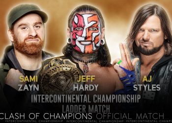 Apuestas Clash of Champions: Jeff Hardy vs. Sami Zayn vs. AJ Styles