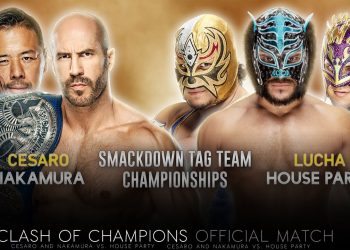 Apuestas Clash of Champions: Nakamura & Cesaro vs. Lucha House Party