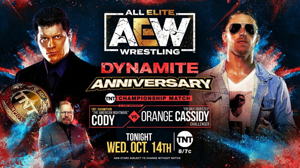 Cody retiene el Campeonato TNT en AEW Dynamite: Anniversary