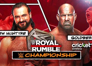 Drew McIntyre se enfrentará a Goldberg en Royal Rumble por el Campeonato de WWE