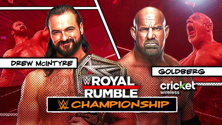 Drew McIntyre se enfrentará a Goldberg en Royal Rumble por el Campeonato de WWE