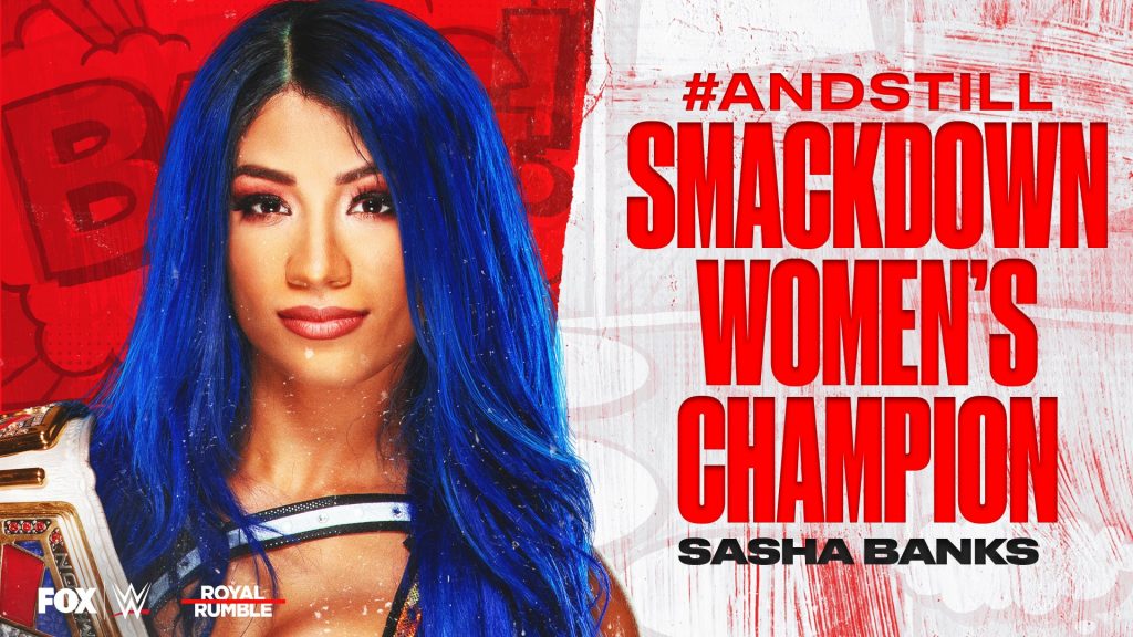 Sasha Banks retiene el Campeonato Femenino de SmackDown en Royal Rumble 2021