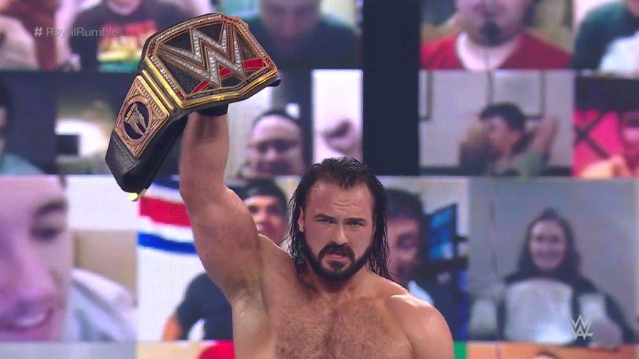 Drew McIntyre retiene el Campeonato de WWE en Royal Rumble 2021