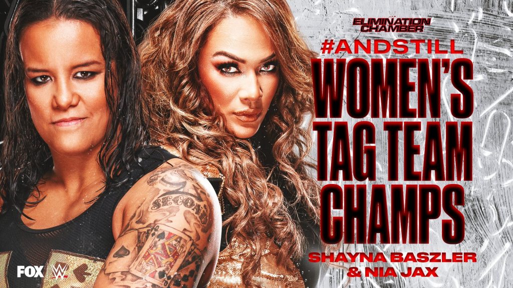 Nia Jax y Shayna Baszler retienen los Campeonatos por Parejas Femeninos en WWE Elimination Chamber 2021