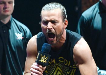 Adam Cole, en el segmento final de NXT