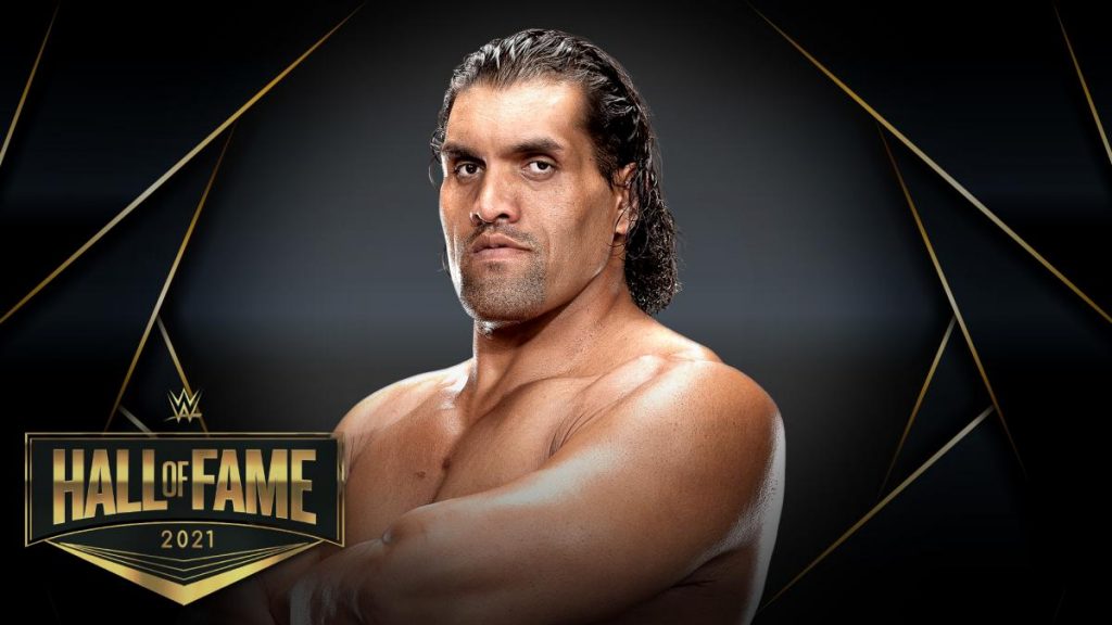 Great Khali en el WWE Hall of Fame 2021