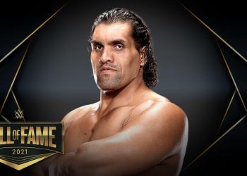 Great Khali en el WWE Hall of Fame 2021