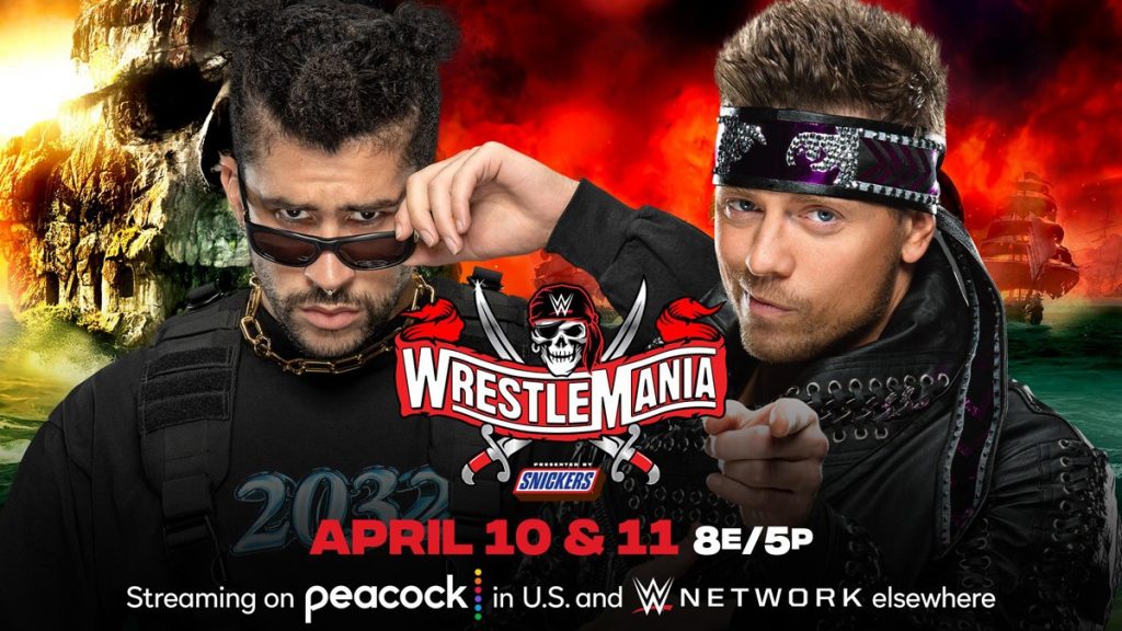 Apuestas WWE WrestleMania 37: Bad Bunny vs. The Miz