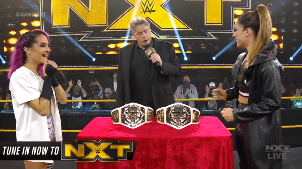 William Regal anuncia la creación de los Campeonatos por Parejas Femeninos de NXT