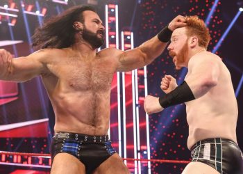 Drew McIntyre y Sheamus Raw