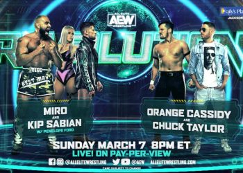 Apuestas AEW Revolution: Miro & Kip Sabian vs. Orange Cassidy & Chuck Taylor
