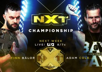 Finn Bálor defenderá el Campeonato de NXT ante Adam Cole la próxima semana