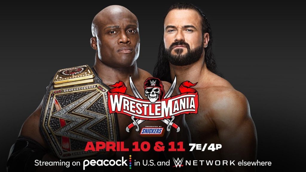 Apuestas WWE WrestleMania 37: Bobby Lashley vs. Drew McIntyre