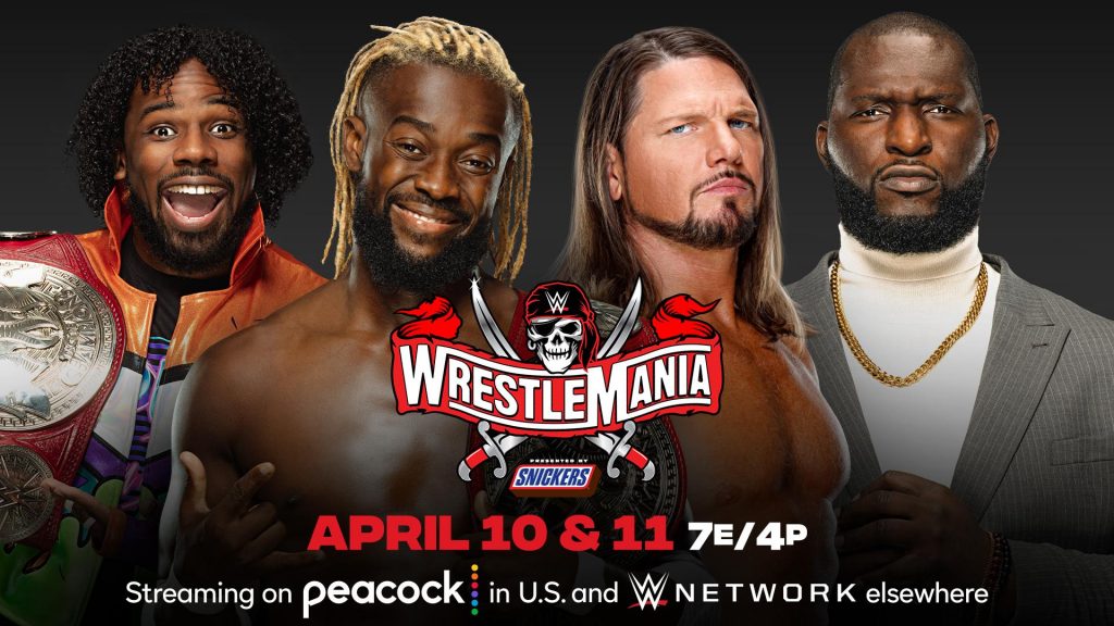 The New Day defenderán los Campeonatos por Parejas de Raw ante AJ Styles y Omos en WrestleMania 37