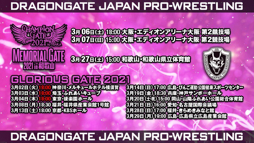 Resultados Dragon Gate Glorious Gate 2021 día 4