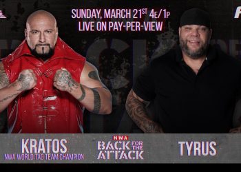 NWA Back For The Attack suma a Tyrus contra JR Kratos