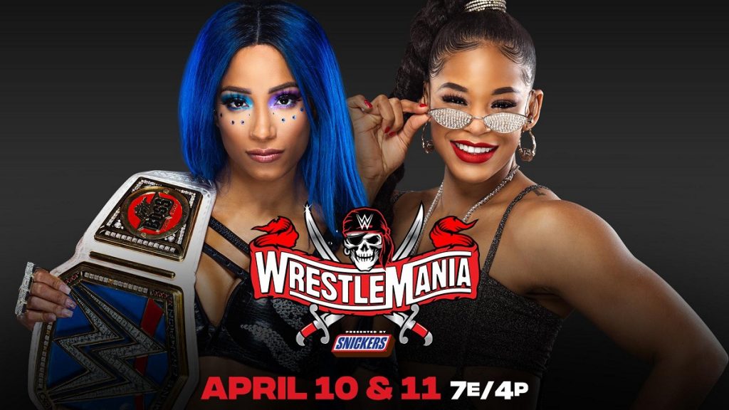 Sasha Banks vs. Bianca Belair será el main event de la noche 1 de WrestleMania 37
