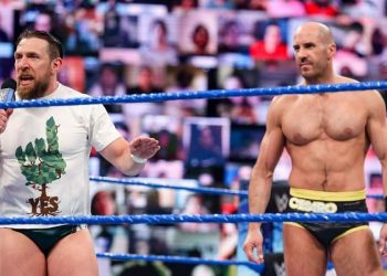 Daniel Bryan y Cesaro en SmackDown