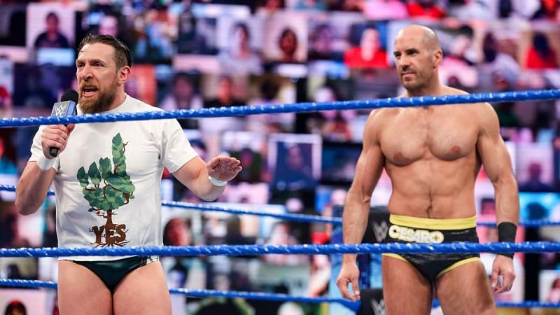 Daniel Bryan y Cesaro en SmackDown