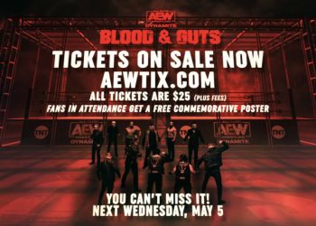 Cartelera AEW Dynamite Blood and Guts 2021 actualizada